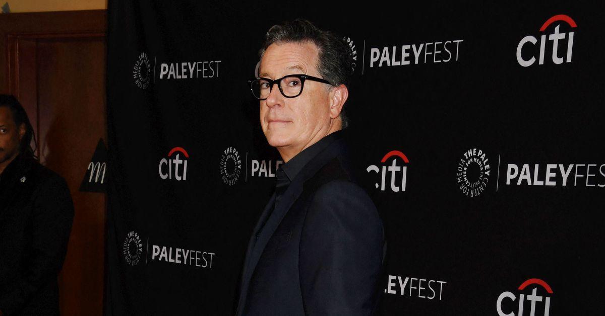 stephen colbert donald trump bowing president elon musk spending bill