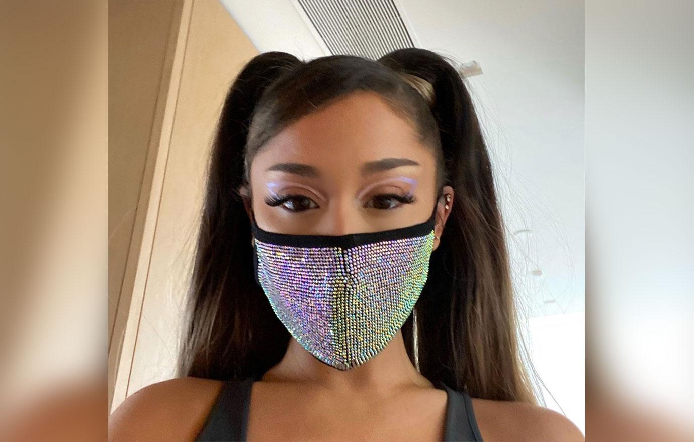 ariana grande bella hadid celebrities fashionable face masks