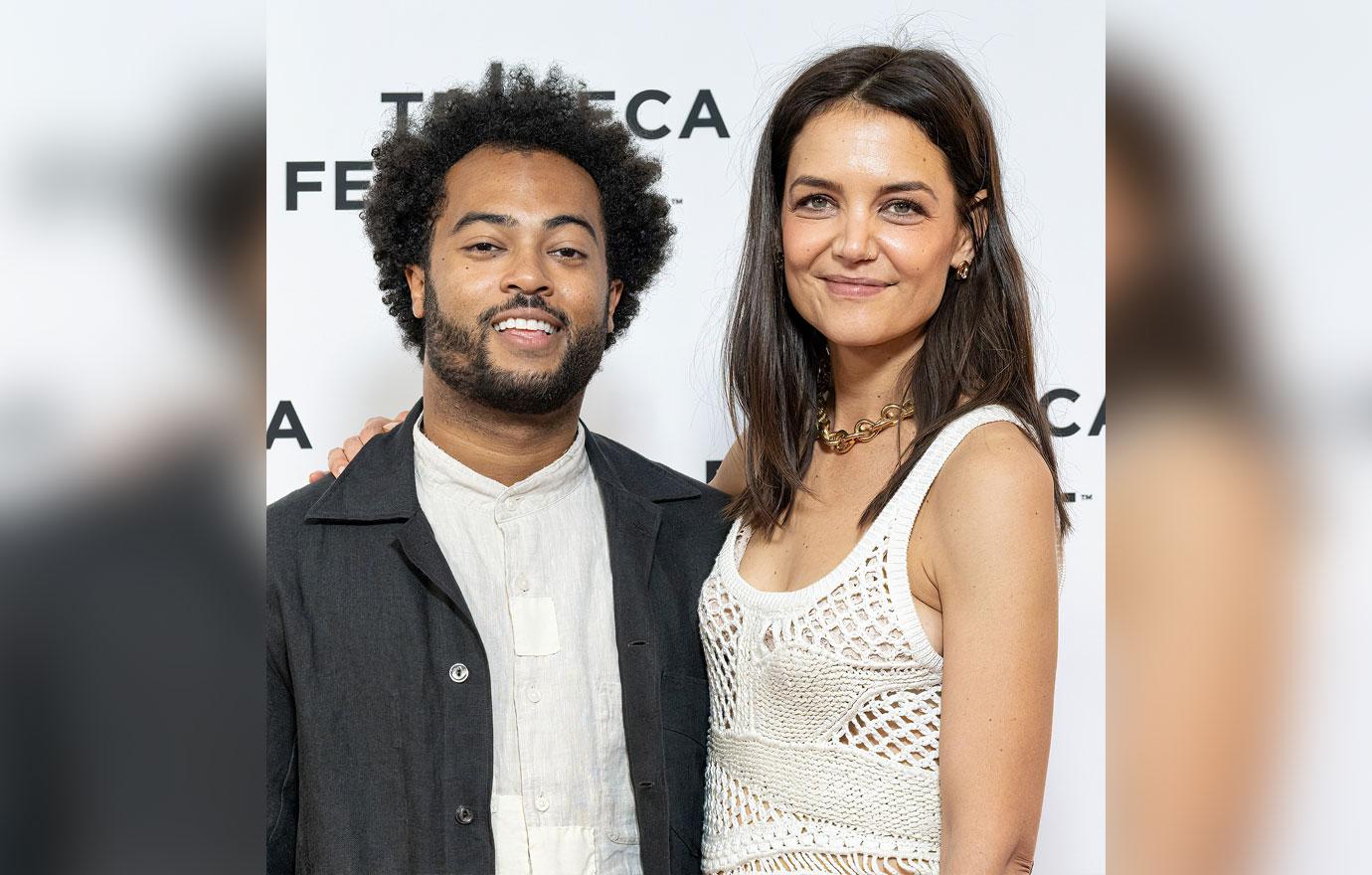 katie holmes and boyfriend bobby wooten iii attend alone together premiere