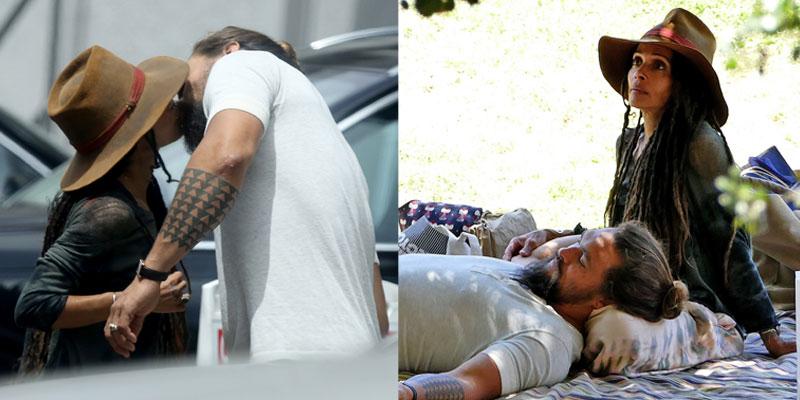 jason momoa lisa bonet PDA picnic pics pp