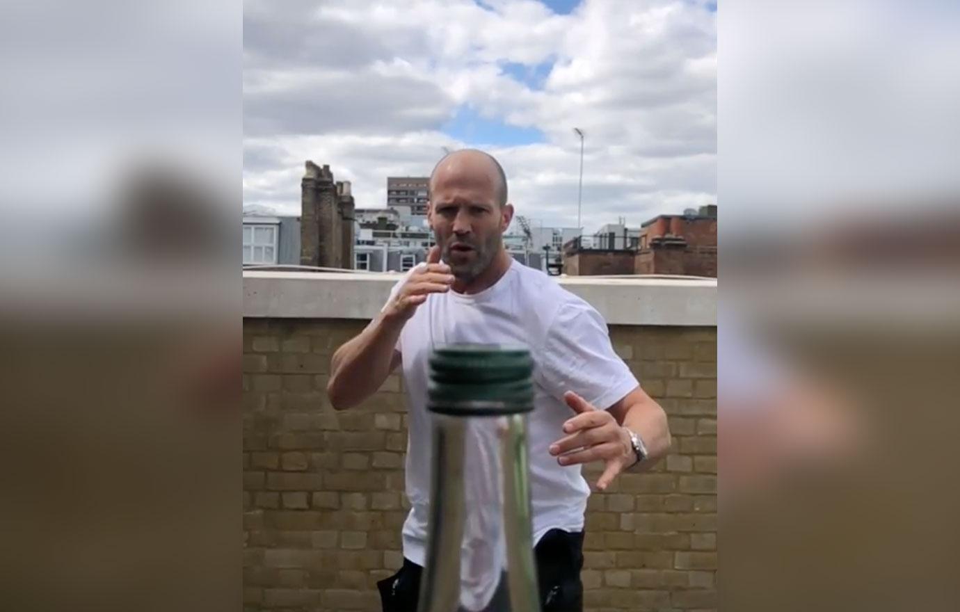 Jason Statham Bottle Cap Challenge