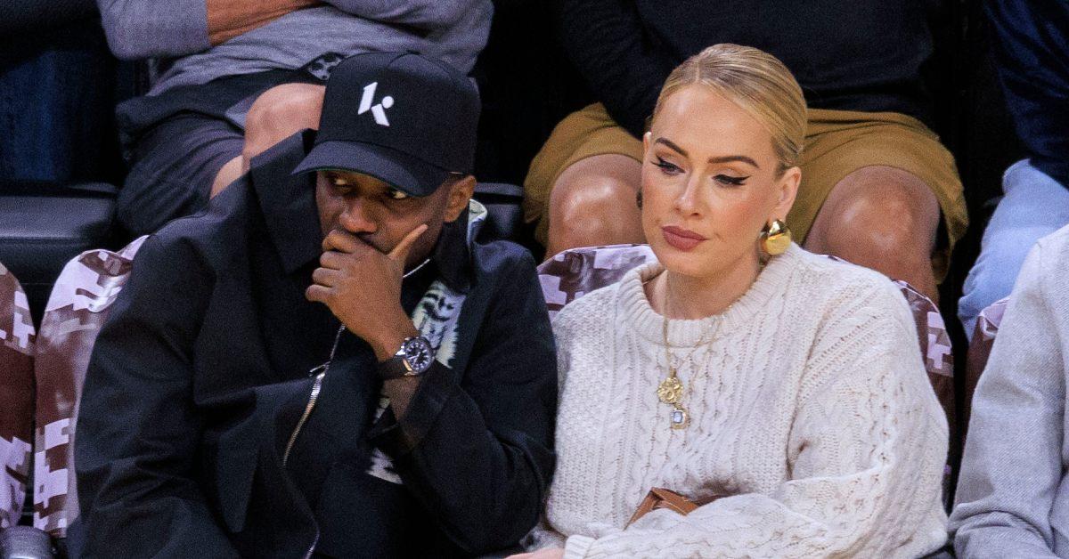 adele context viral meme sulking ignoring camera nba game