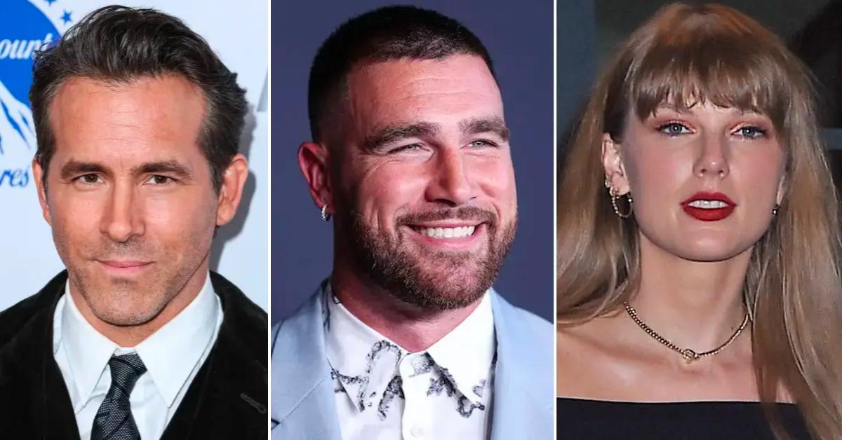 ryan reynolds nfl travis kelce taylor swift coverage